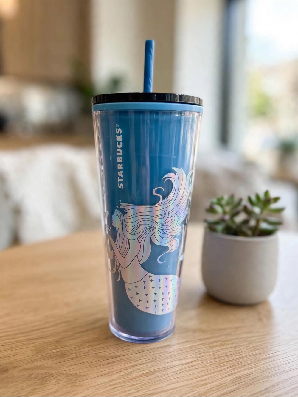 Starbucks 2021 Mermaid Colour-Changing Cold Cup